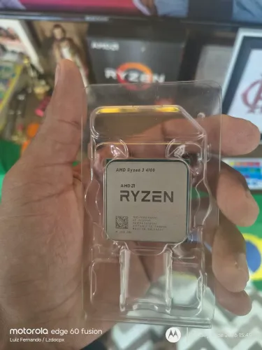 NA GARANTIA / Processador AMD Ryzen 3 4100, 3.8GHz (4.0GHz Turbo) 4-Cores 8-Threads, AM4. 