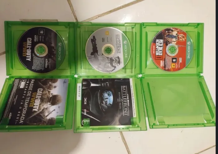 Jogos Xbox One - Call of Duty WWII + Star Wars + Red Dead 2 (Vendo Separado)