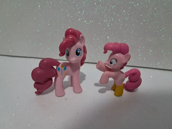 Lote miniaturas colecionáveis My Little Pony Pinkie Pie Hasbro