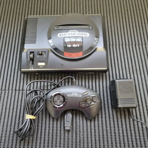 Sega Gênesis Mega drive americano com fonte e controle original