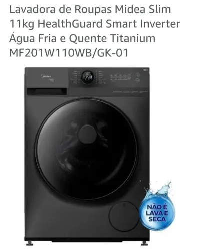 Lavadora midea 11kgs