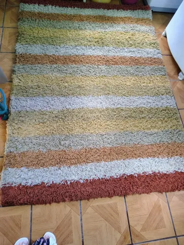 Tapete grande peludo - ótimo estado