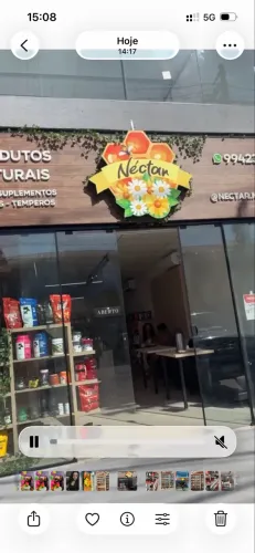 Cafeteria +loja de produtos naturais +suplementos