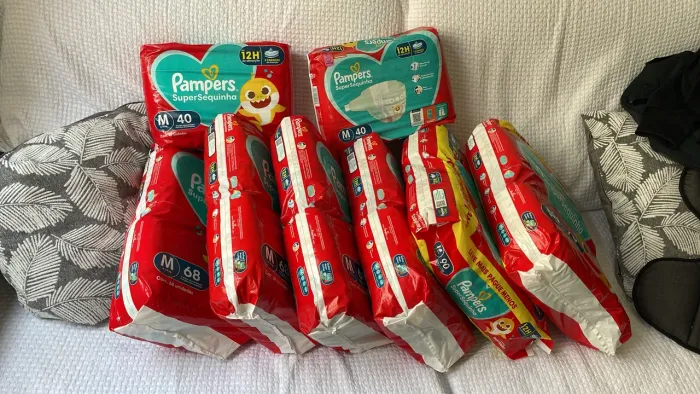 Fralda M da Pampers