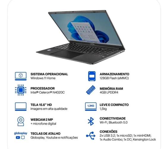 Notebook na caixa sem detalhes ,sempre usado com zelo ..em estado de zero...motivo upgrade