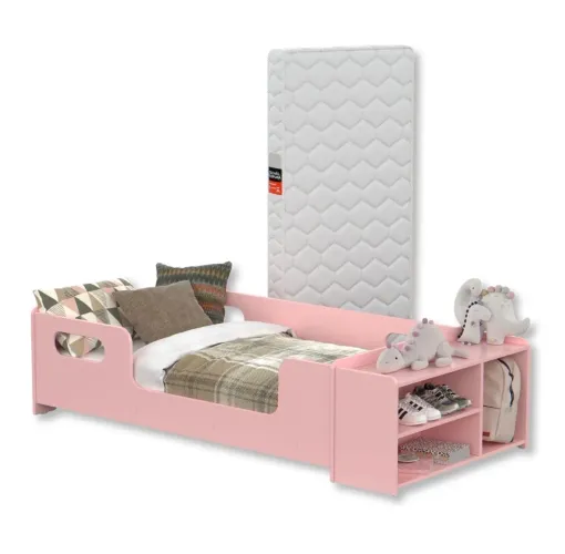 mini cama infantil com sapateira mais colchão