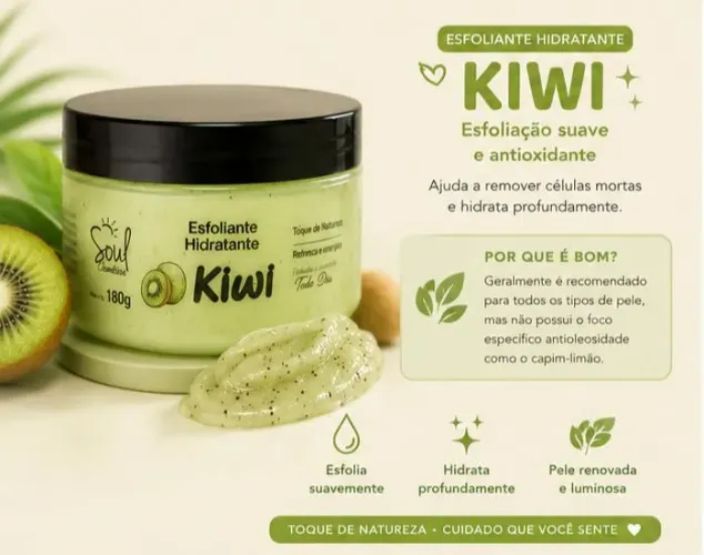 Creme Esfoliante Kiwi