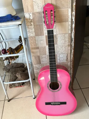 Violão Giannini Rosa - ótimo pra iniciantes