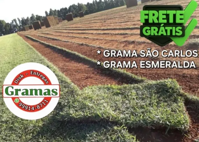 Gramas São Carlos e Esmeralda: entregas a partir de 50 metros quadrados.