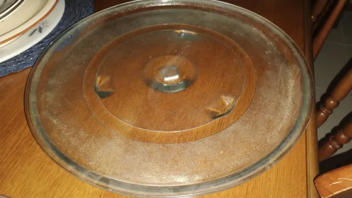 Prato microondas Brastemp antigo grande 
