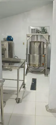Tácho inox misturador para doces, requeijão e massas