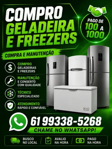 Geladeira, freezer