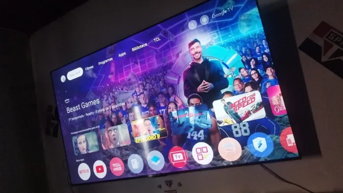 Tv tcl Android 75 polegadas