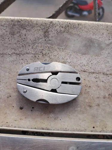 Mini Alicate Canivete Multifuncional de ferro Chaveiro EDC