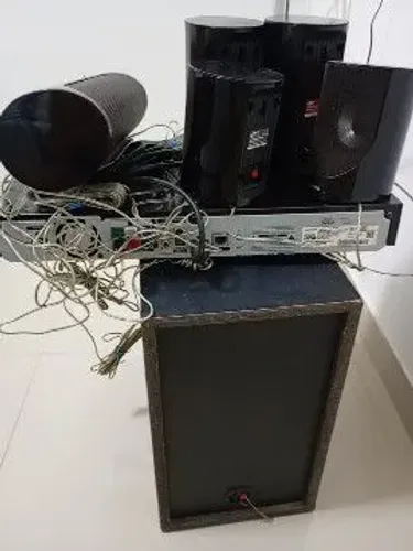 Vendo um Home Theater Samsung usado valor 400 reais