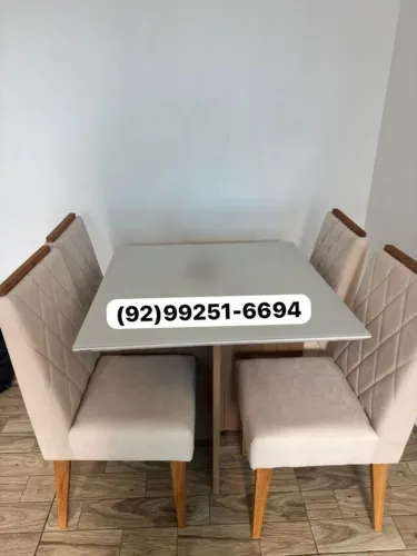 mesa de jantar 4 lugares com entrega