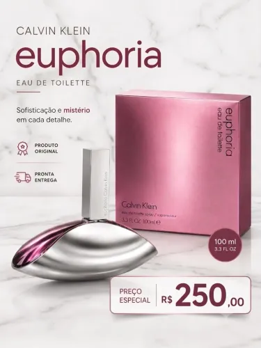 Calvin Klein Euphoria Eau de Toilette Feminino Importado 100ml