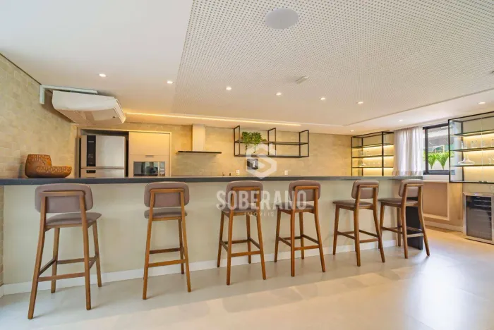 Apartamento pé na areia com 3 suítes + DCE à venda, 134 m² por R$ 2.288.609 - Ponta do Sei