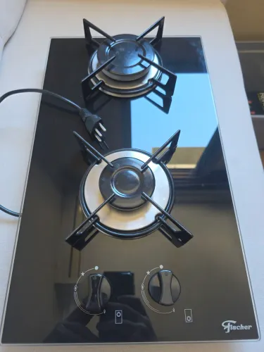 Fogão Cooktop 2 bocas a gás Fischer