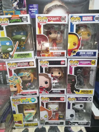 Funko pop x-23, Stitch, capitã marvel, rocky balboa, banguela, estranho mundo de Jack