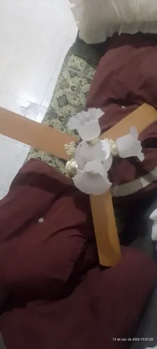 Ventilador de teto com luminária