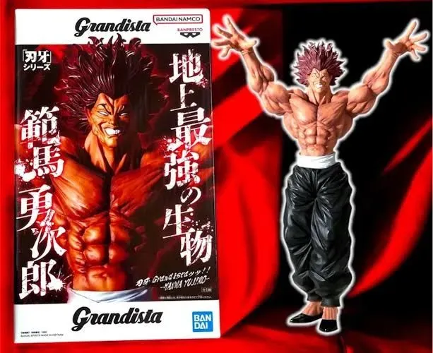 Figure Banpresto Grandista Yujiro Hanma Baki Hanma Original Colecionável
