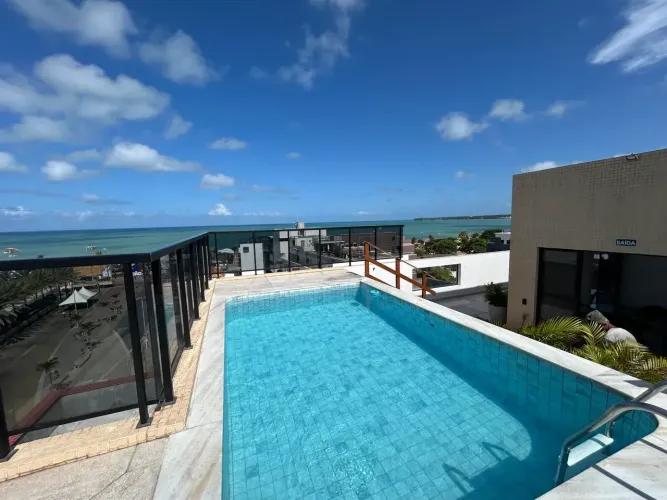Flat para aluguel com 40m²,  1qto, 1 vaga, em Cabo Branco- PB 2° andar