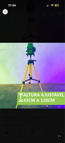 Tripé laser