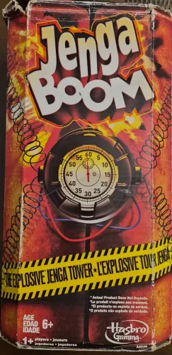 Jenga Boom Hasbro - Completo! Desmonte a Torre antes da Explosão!