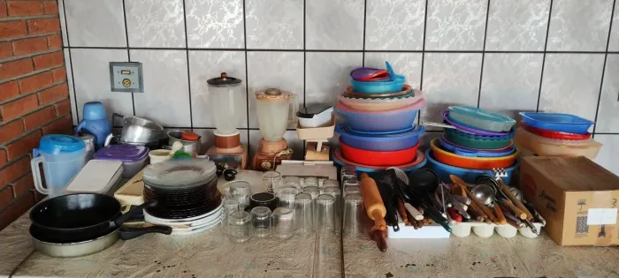 Lote de artigos de cozinha - louças