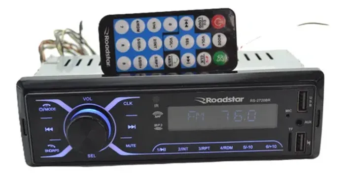 Radio Aparelho Som Original Roadstar C/usb Sd Auxiliar