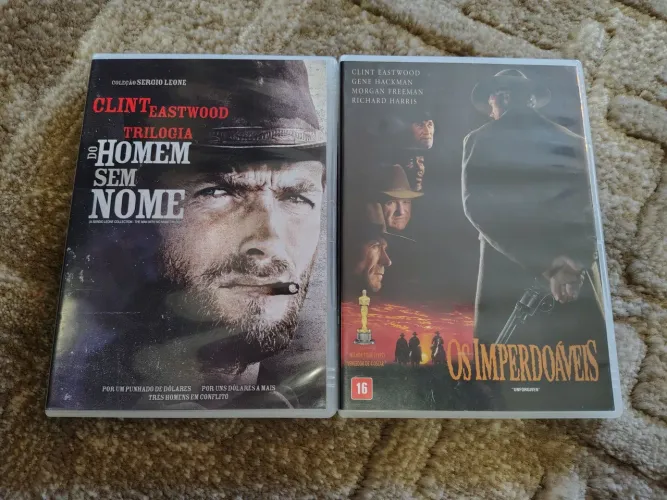 Dvds Clint Eastwood: Os Imperdoáveis + Trilogia do Homem Sem Nome