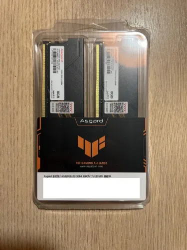 MEMÓRIA RAM ASGARD DDR4 3200 MHZ 16GB (2x8GB) MODELO TUF