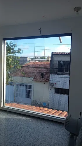 Porta de vidro 2 folhas 2,10 x 1,00 cada folha