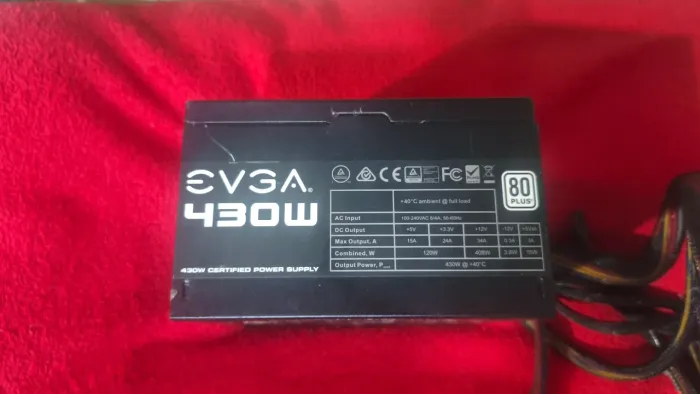 VENDO FONTE EVGA 430W 80 PLUS FUNCIONANDO PERFEITAMENTE