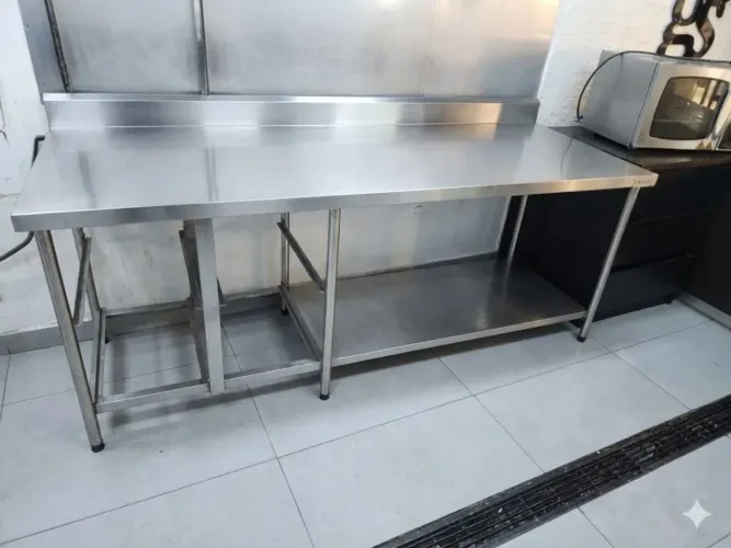 Bancada industrial inox