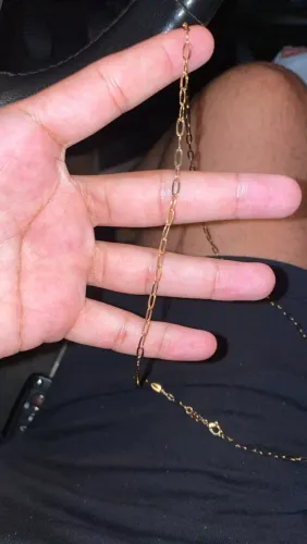 Cordão Rommanel Banhado a Ouro 18k
