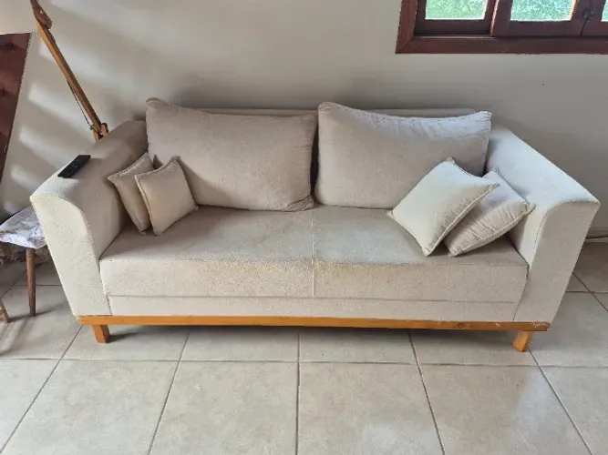 Sofa off white 5 meses de uso apenas
