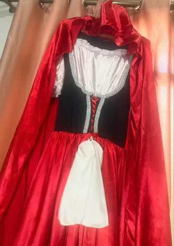 Fantasia chapeuzinho vermelho adulto