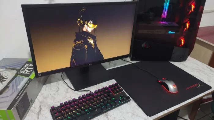 PC GAMER COMPLETO - RTX 3060 + MONITOR LG + PLACA-MÃE NOVA