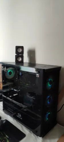 PC Gamer i5 3470 + 10GB + RX 550 2GB + SSD 500GB + teclado/mouse sem fio