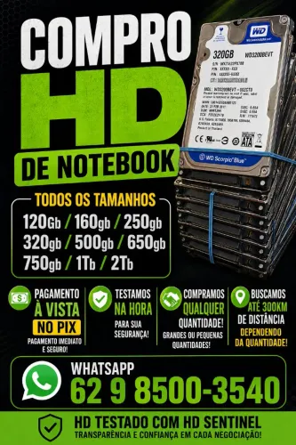HD de notebook ou desktop