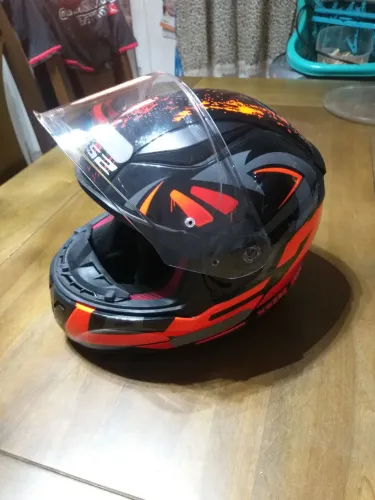 Capacete LS2 FF353 rapid Vermelho/preto