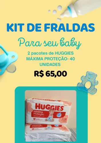 Fraldas descartáveis 