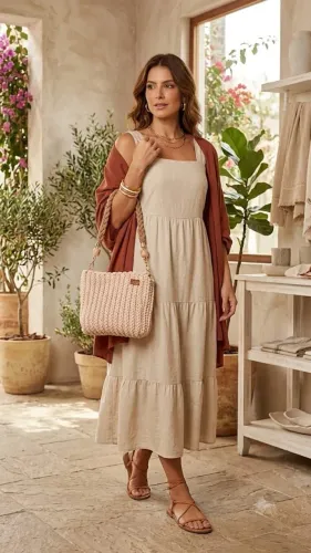 Bolsa artesanal em crochê