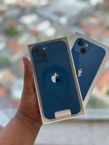 iPhone 13 256GB 77% todo original com caixa azul