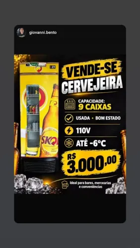 CERVEJEIRA 09 CAIXAS 110V ATÉ -6