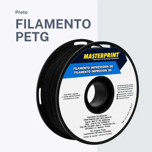 Filamento PETG preto