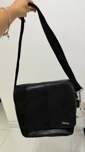 Bolsa cestini original de couro preta
