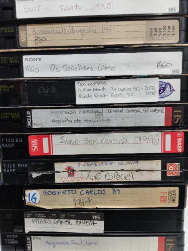 Fitas VHS Gravadas